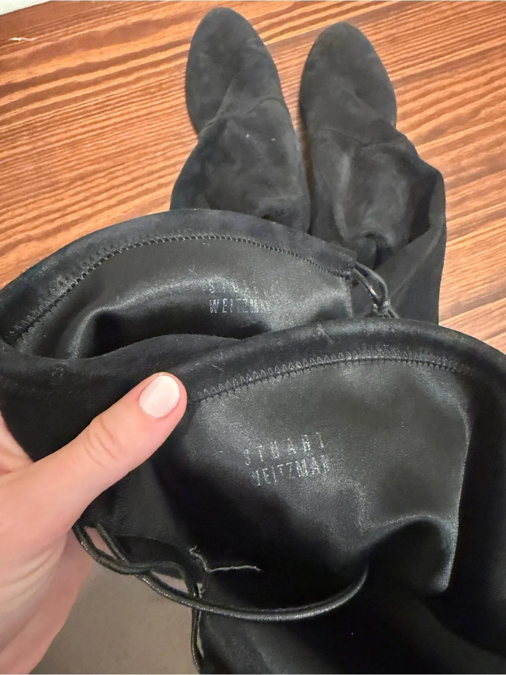 Stuart Weitzman Lowland Suede Thigh-High Boots
